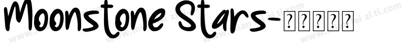 Moonstone Stars字体转换